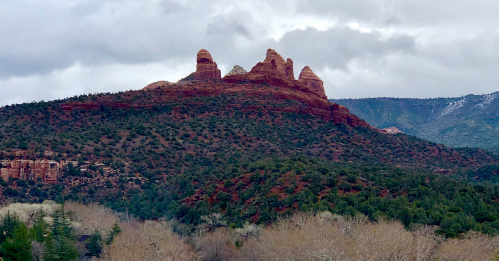 View from the shopping area and place to chill in Sedona