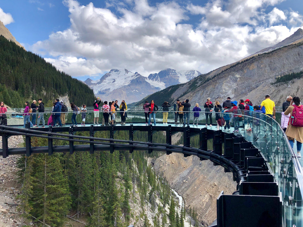 Columbia Icefields Skywalk in Alberta, Canada