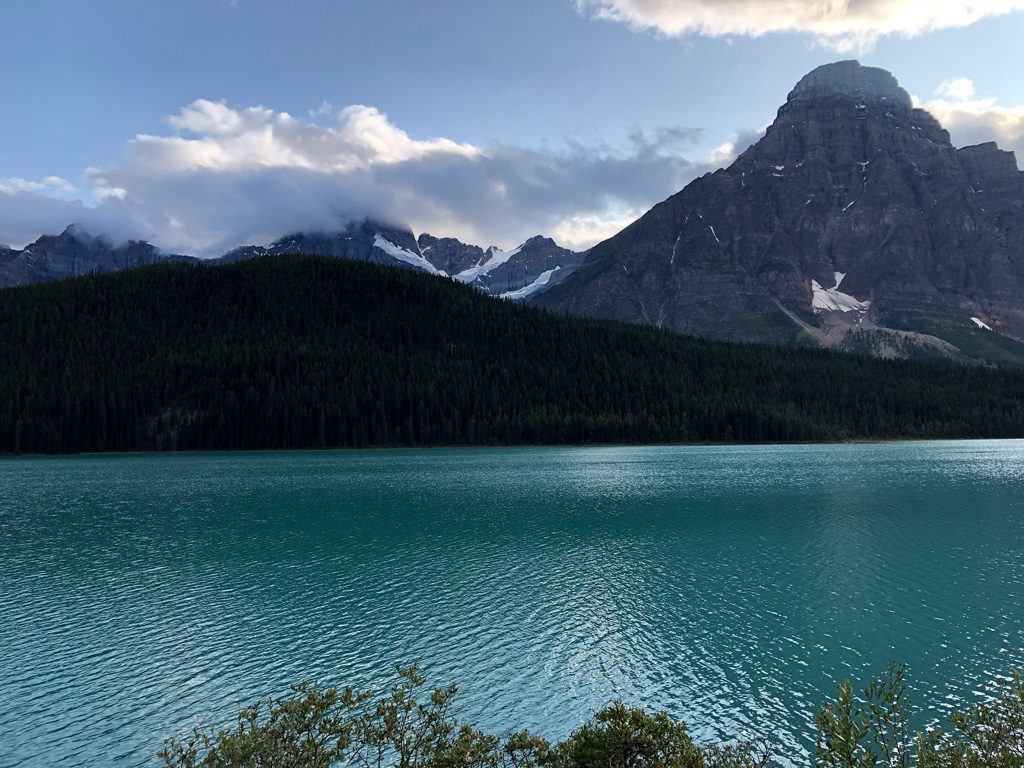 Bow Lake in Banff, Alberta, Canada