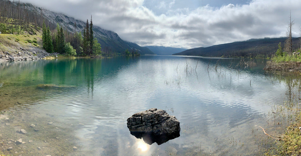 The Medicine Lake (or Disappearing lake) is here now but may be gone next time, like magic.