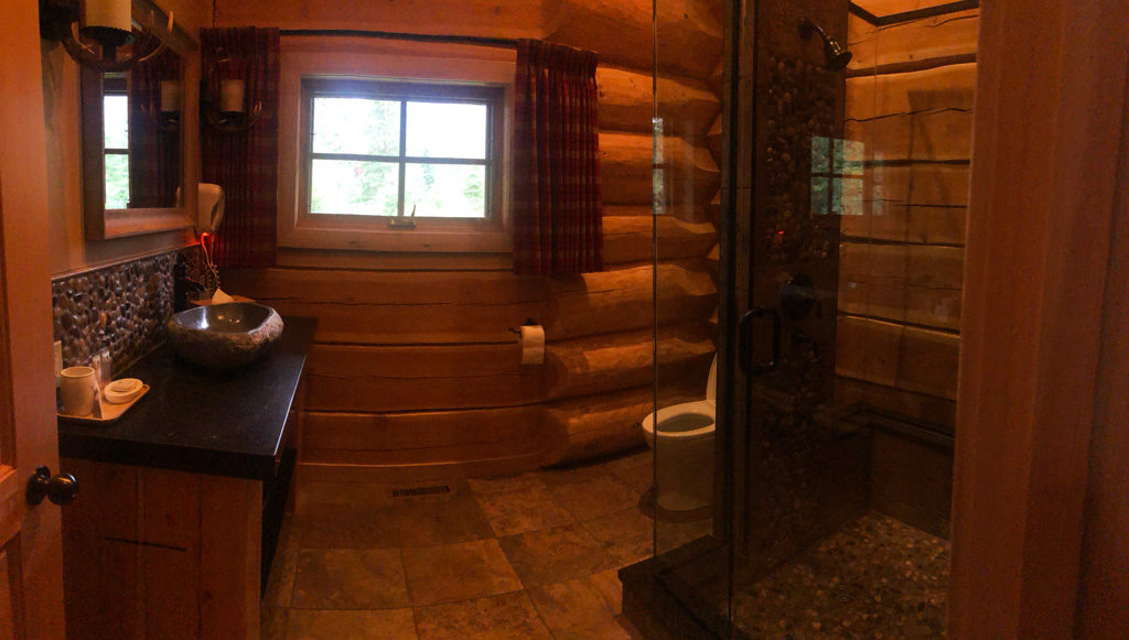 Bathroom in Alpine village