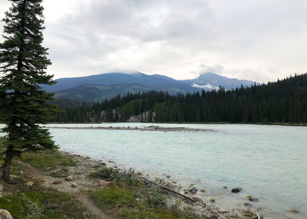 The mighty Athabasca river