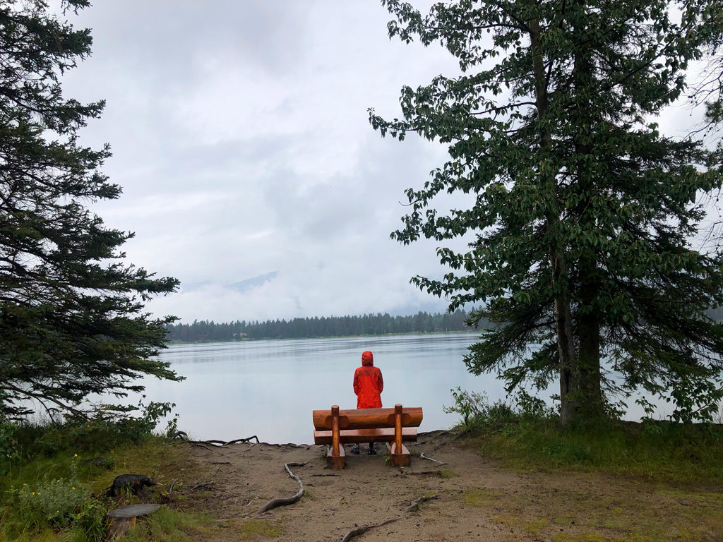 Lake Edith in Jasper National Park