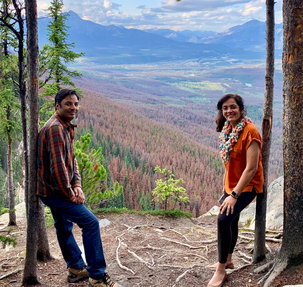 The views from the hidden hike in Jasper are beautiful but also sad. I hope next time we visit, it will be filled with new trees that will grow to replace the red ones.