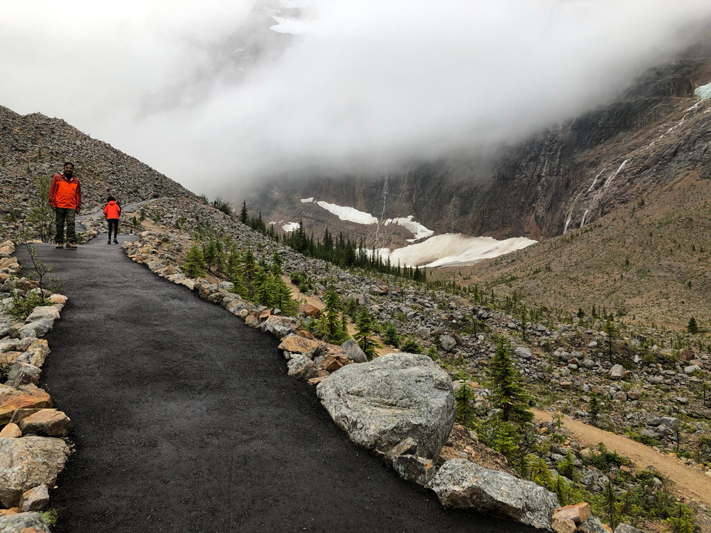 Mount Edith Cavell hike in Jasper National park