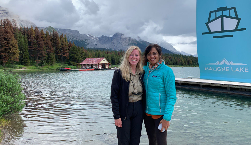 Our awesome guide on the Maligne Lake cruise and female Captain made our tour in Jasper outstanding.