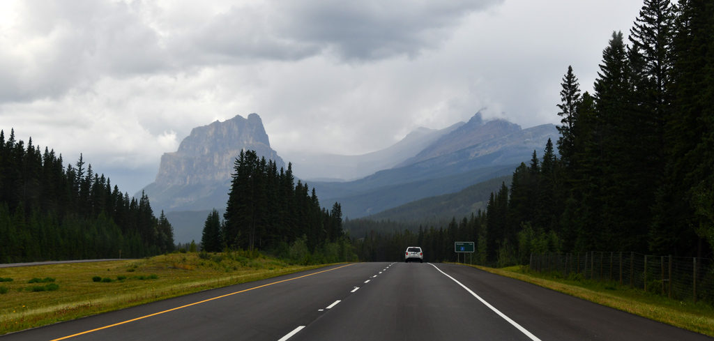 Icefields Parkway in Alberta, Canada