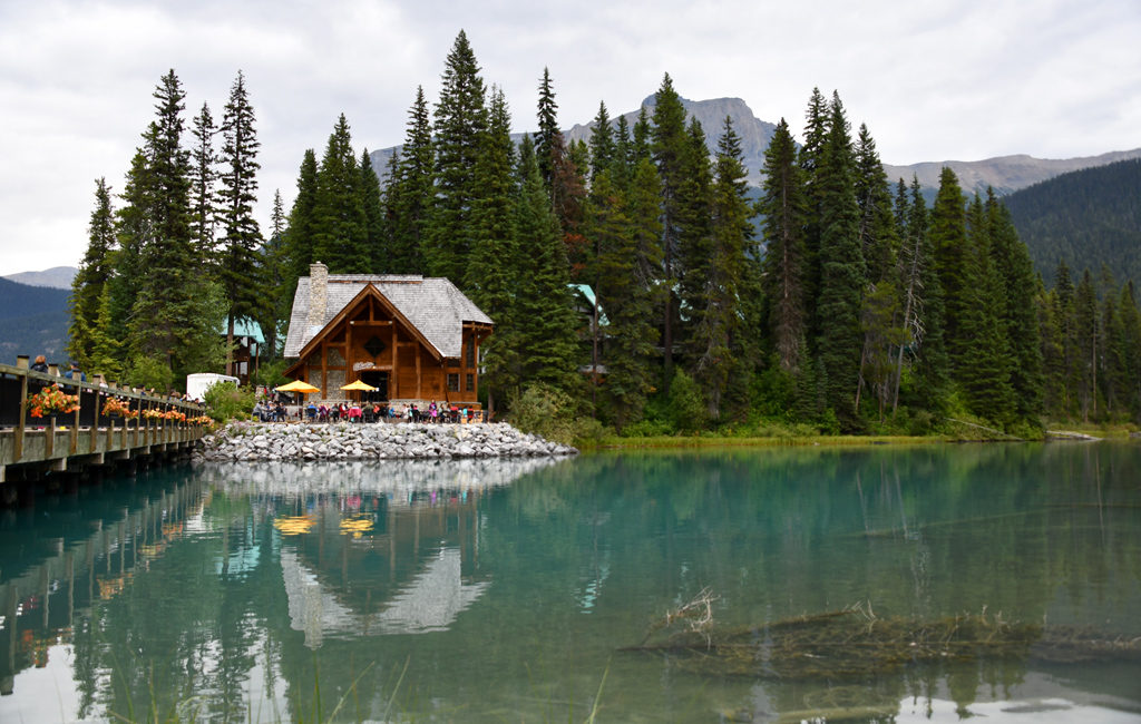 The restaurant at Emerald Lake resort in Yoho National Park 