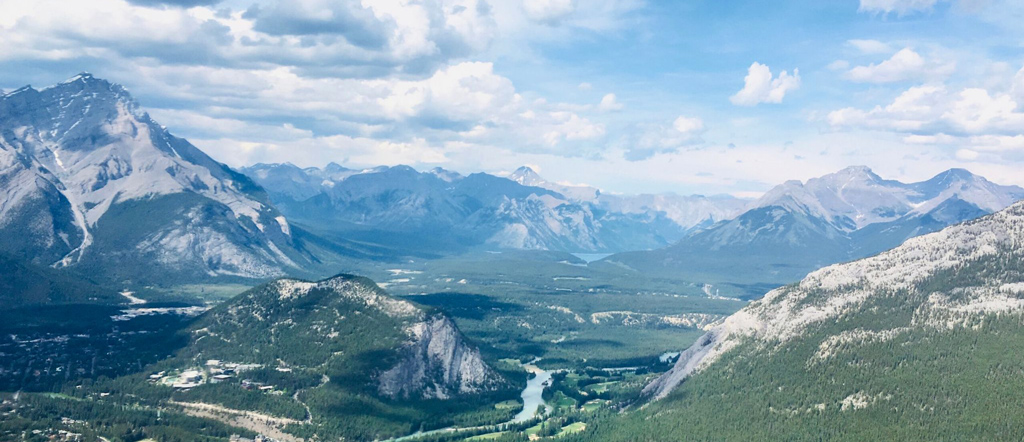 Views from the top of Sulphur mountain, make the gondola ride a top attraction in Banff.