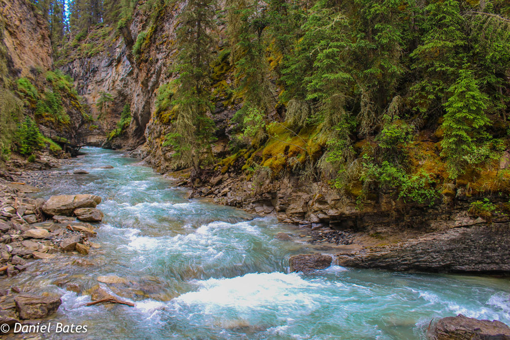 Johnston Canyon hike is a top attraction off of Bow Valley Parkway.