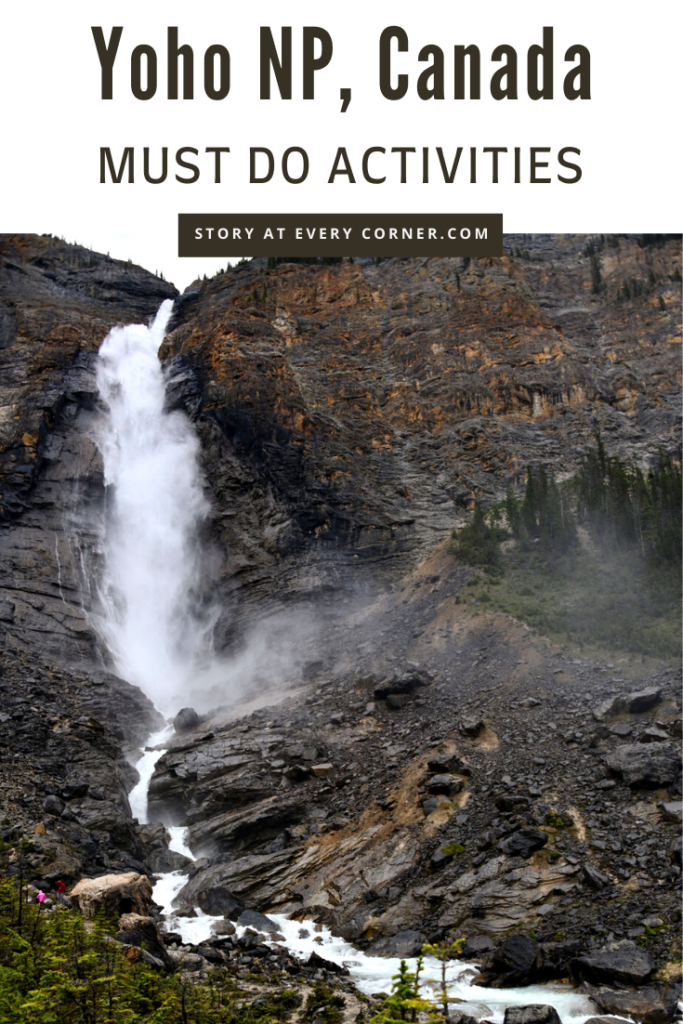 Yoho National park waterfalls