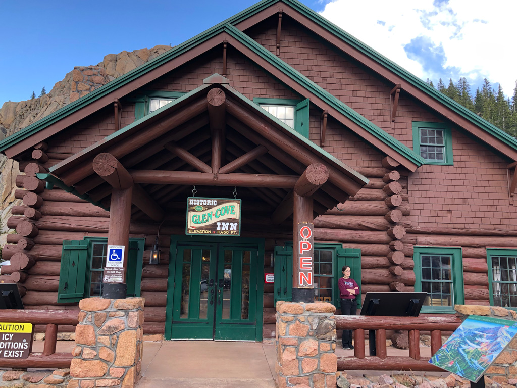 The visitor center at mile #13 on Pikes Peak Highway