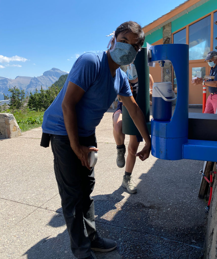 Water refill stations, adapting to new ways during COVID-19 pandemic