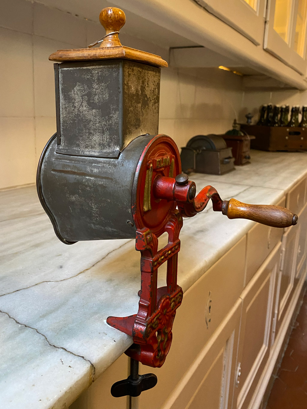 A food processor in the kitchen of La Pedrera.