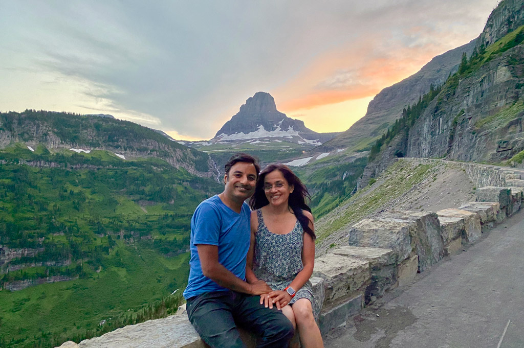 While we need to wear masks when people are around, there are plenty of open spaces with no one nearby, such as this spot in Glacier National Park.