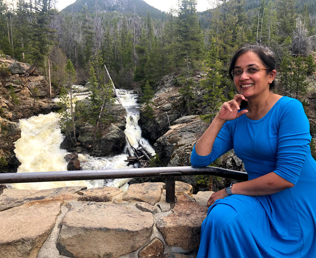 Adams Falls viewpoint, Rocky Mountain National Park