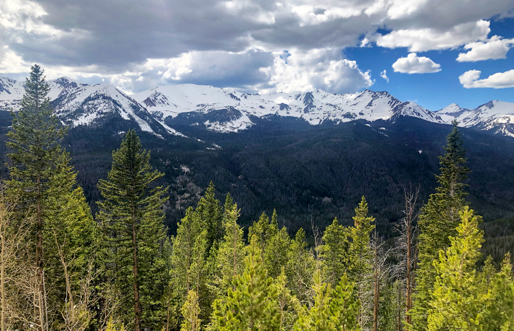 Fairview curve on Trail Ridge road in Rocky Mountain National Park