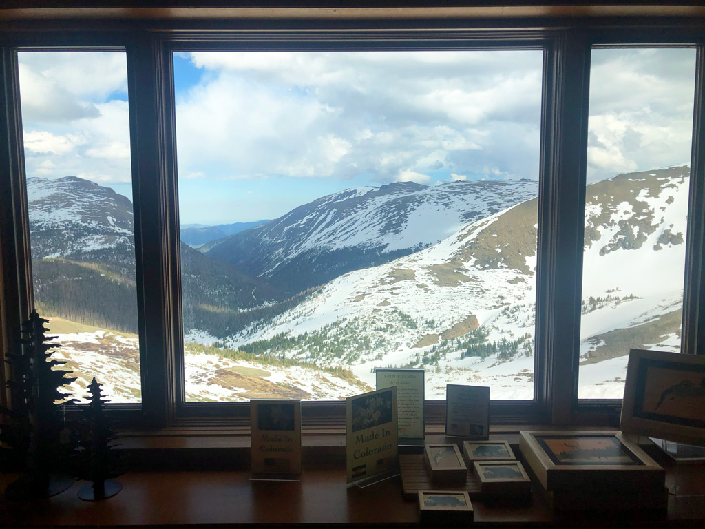 View from Alpine visitor center, Rocky Mountain National Park