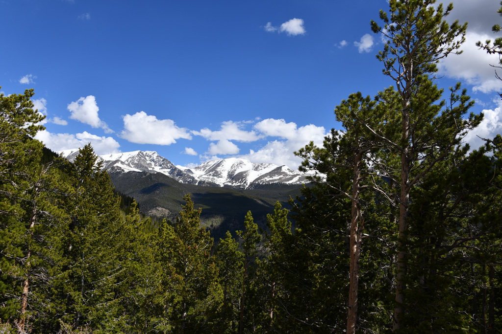 Many Parks vista point in Rocky Mountain National Park