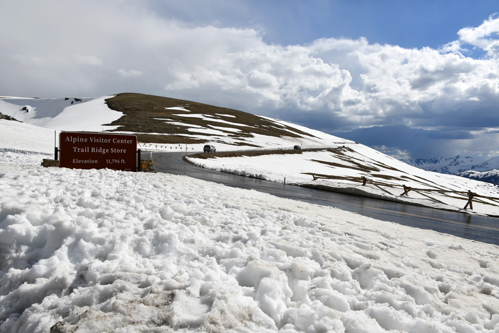 Trail Ridge Road near Alpine Visitor Center in Rocky Mountain National Park.