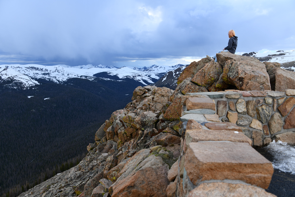 Forest Canyon Overlook in Rocky Mountain National Park