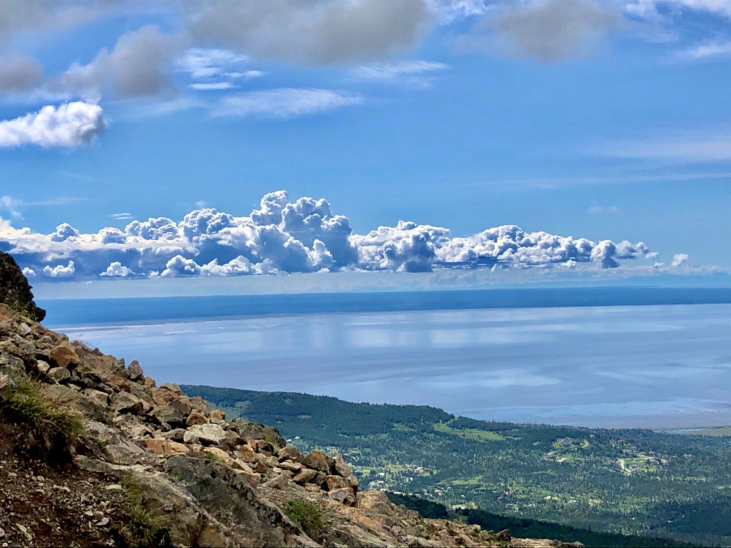 View from Flattop Mountain in Alaska