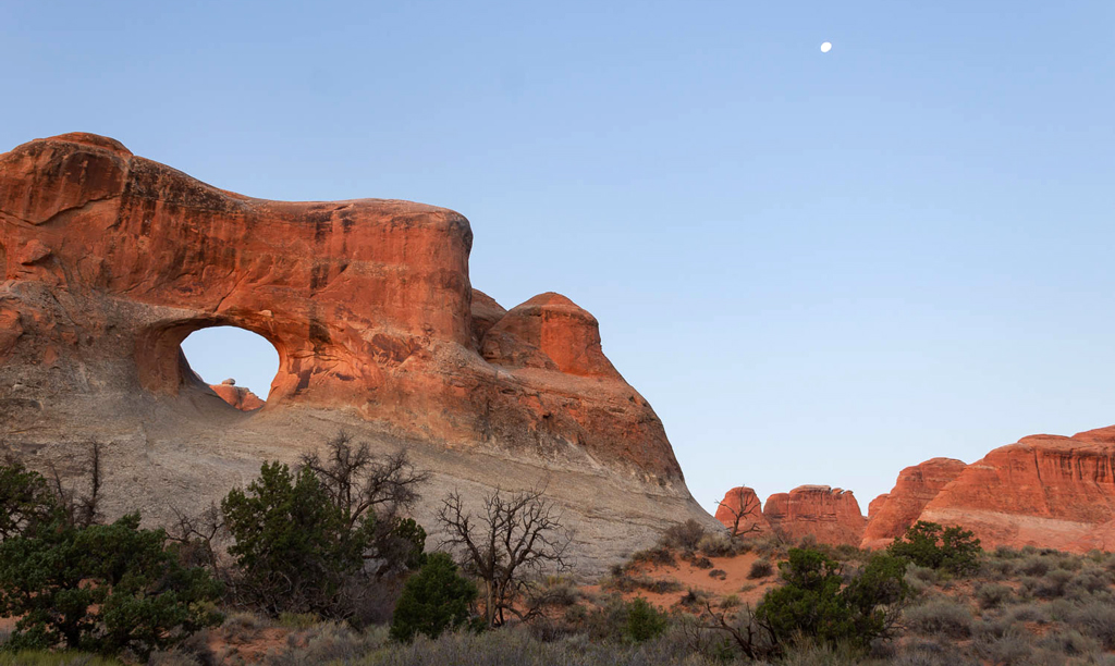 Tunnel Arch in Arches National Park