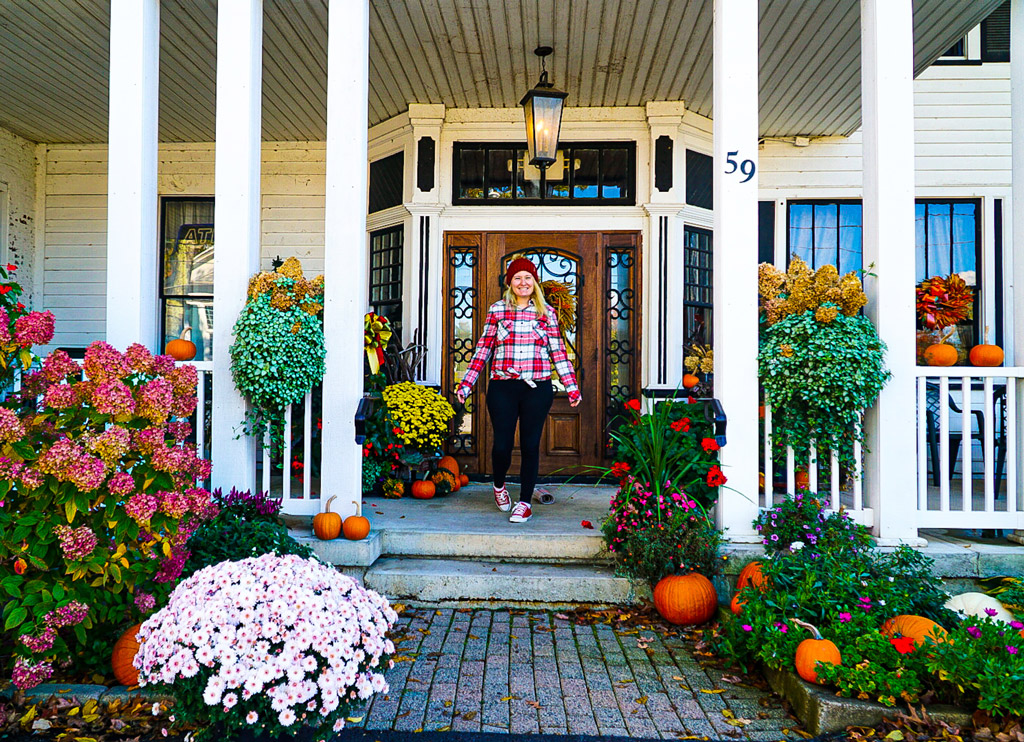 Broadalbin Hotel at Halloween just outside Saratoga SpringsNew York