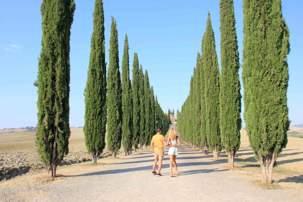 Val d'Orcia Jurgen Reichenpfader during coronavirus social distancing rules.