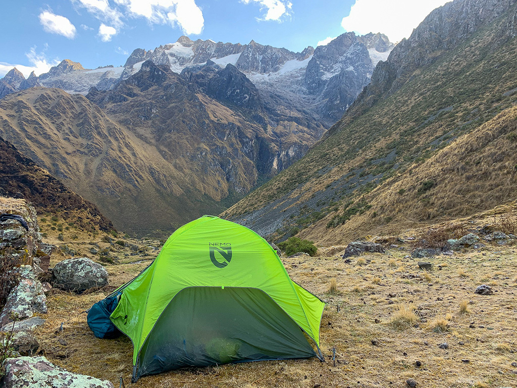 Camping in the Andes during the 2020 coronavirus Pandemic