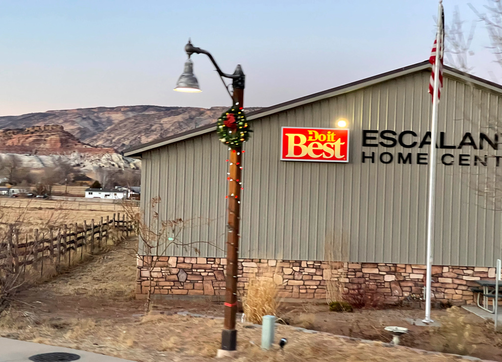 Escalante home center for all home supplies.