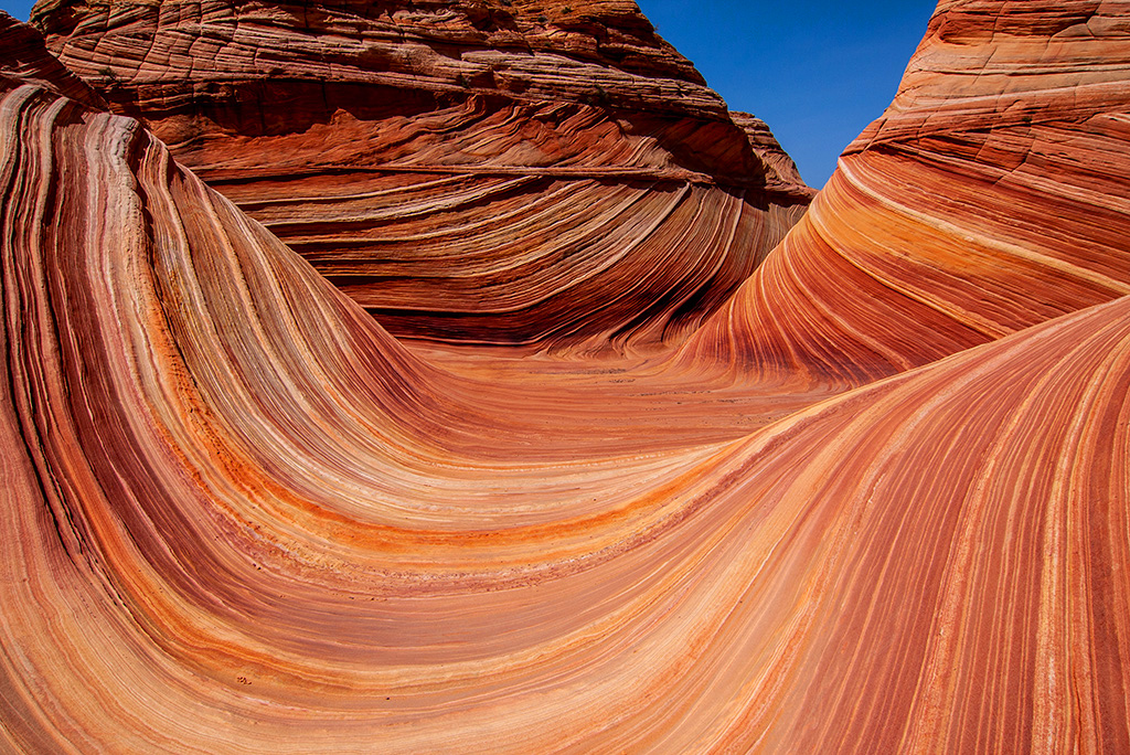 The Wave in Arizona's Vermilion Cliffs National Monument