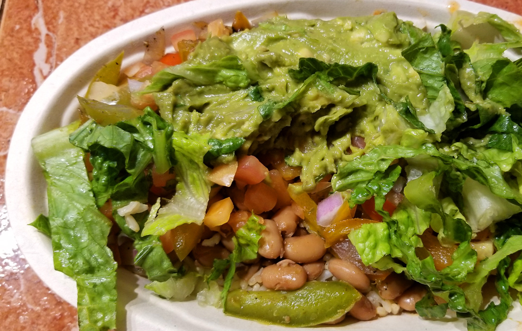 Chipotle vegan bowl