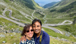 Transfagaras highway in Romania