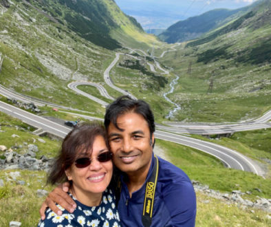 Transfagaras highway in Romania