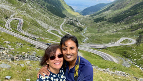 Transfagaras highway in Romania