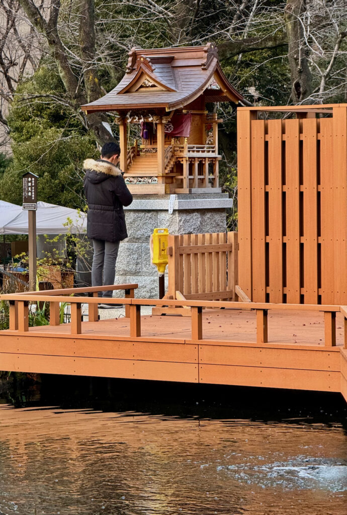 Benzaiten-sha at Atago Jinja in Tokyo