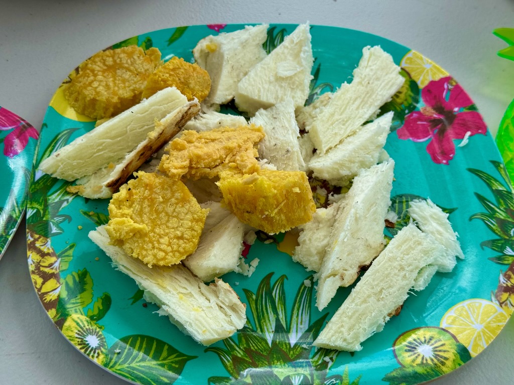 Roasted yam