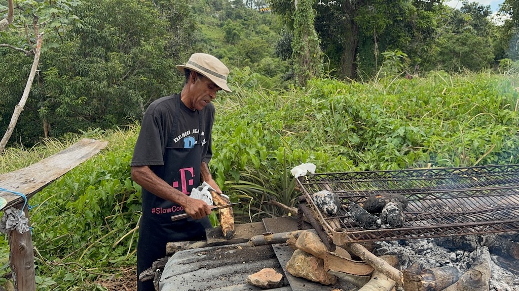 Jamaican barbecue yam