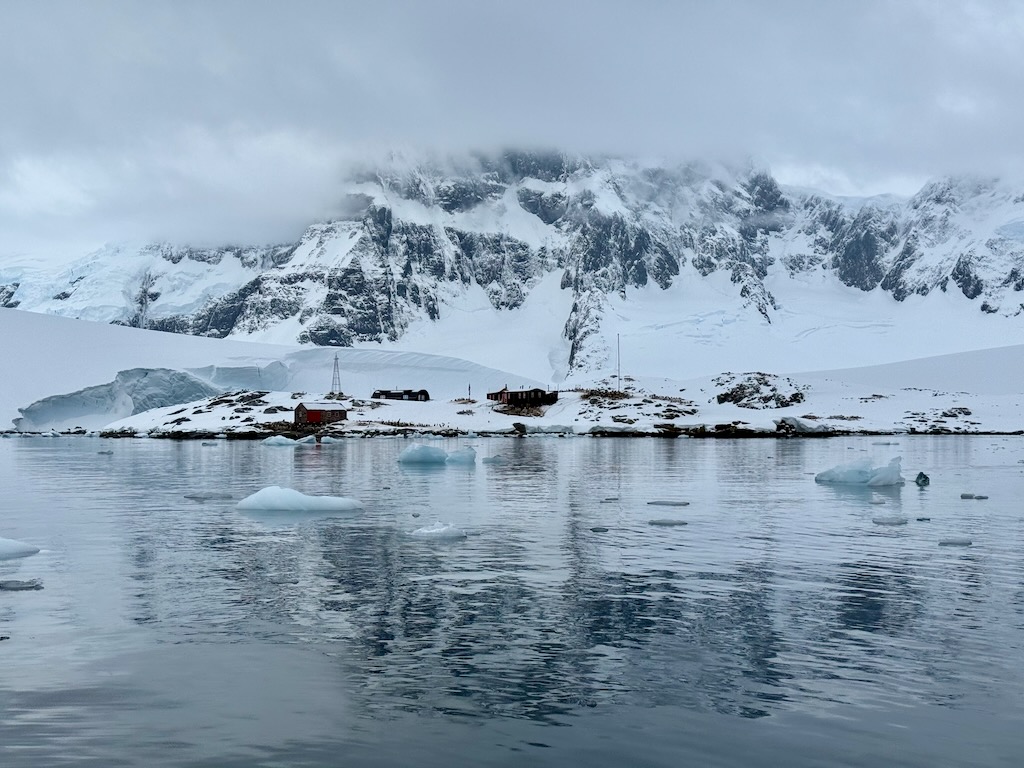 British huts Damoy Point near Wiencke Island