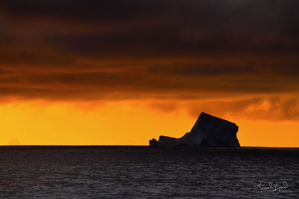 One of the first icebergs we saw in Antarctica 