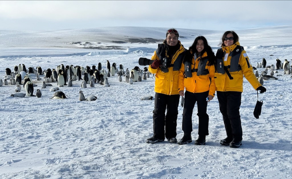 Hanging out with Emperor penguins on Sand Hill Island Antarctica