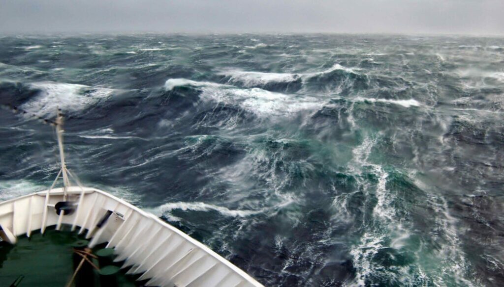 Drake passage during a full Drake Shake