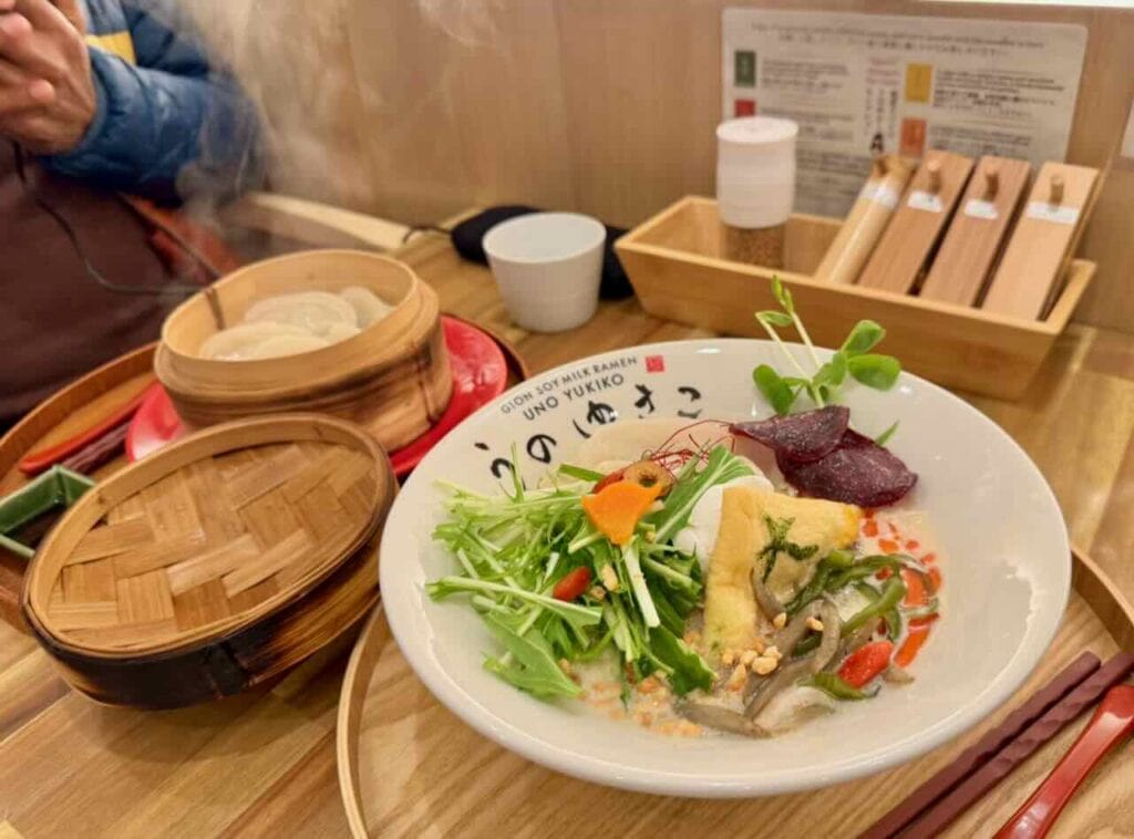 Scrumptious Ramen and dumplings in Kyoto, Japan
