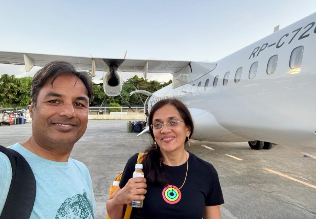 Jyoti and Nirmal of Story at Every Corner. Arriving in El Nido, Philippines